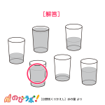 やってみよう「水の量」の問題5-解答