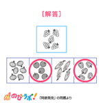 やってみよう「同数発見」の問題16-解答