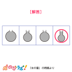 やってみよう「水の量」の問題7-解答