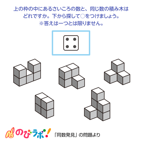 やってみよう「同数発見」の問題15