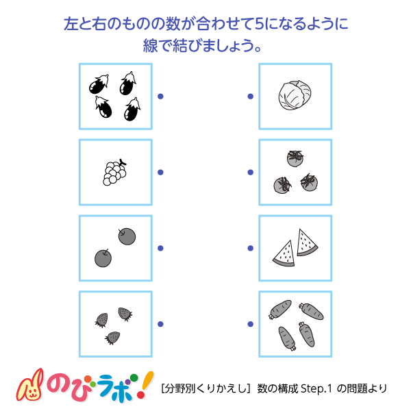 やってみよう「数の構成」の問題7