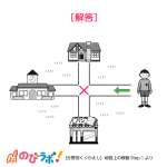 やってみよう「地図上の移動」の問題4-解答